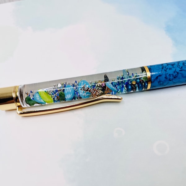 Aquarius Pen / Zodiac / Custom Pen / Cute Pens / Planner Pen / Gift for Her/ Gift for Him / Personalized Gift / Birthday Gift / Ink Pens