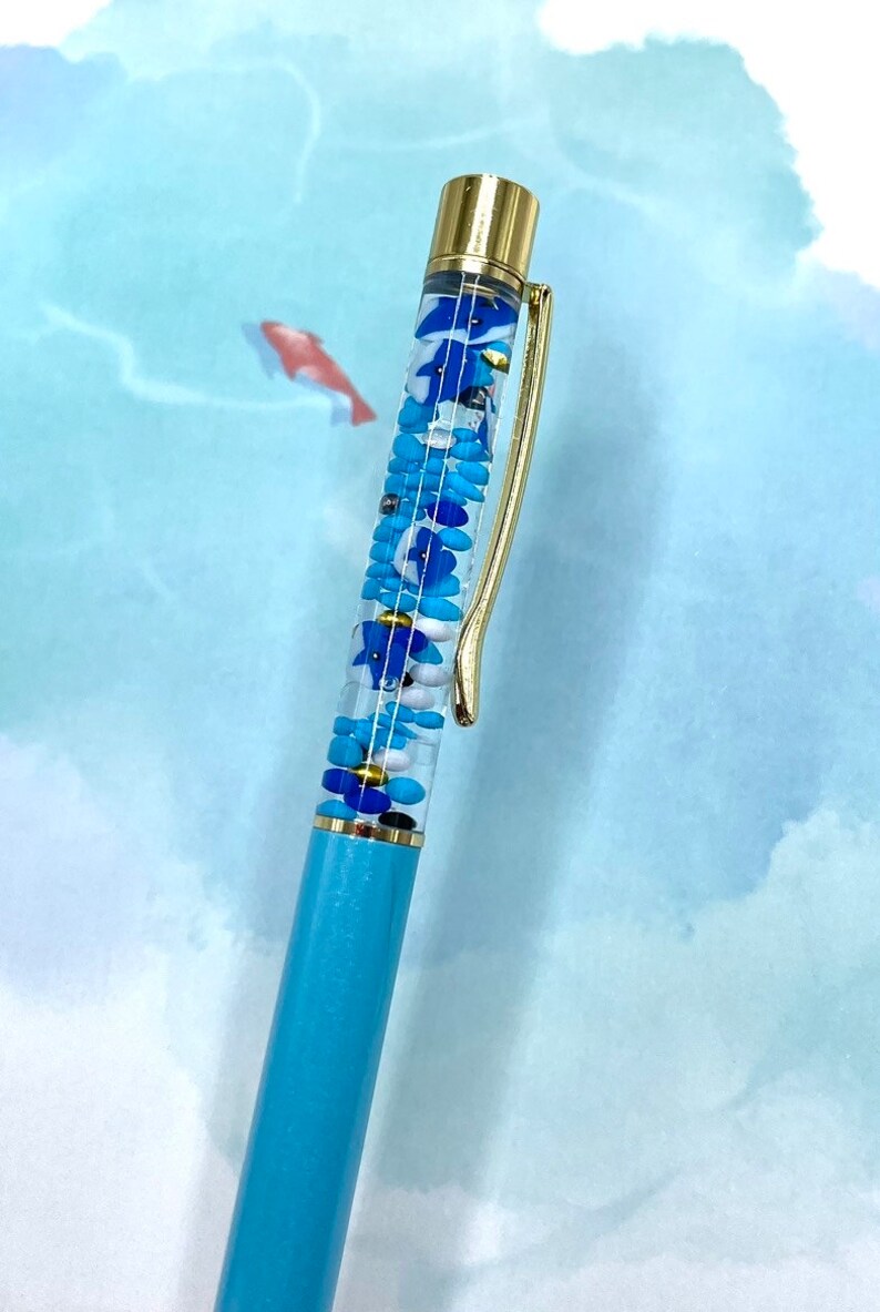 Shark Float Pen / Aquarium Float Pens/ Cute Float Pens / Etsy