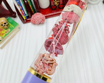 Medical Anatomy Pen / Human Anatomy / Collection Art / Gift for Him / Gift for Her / Science Gifts / Custom Handmade Pens / Graduation Gift