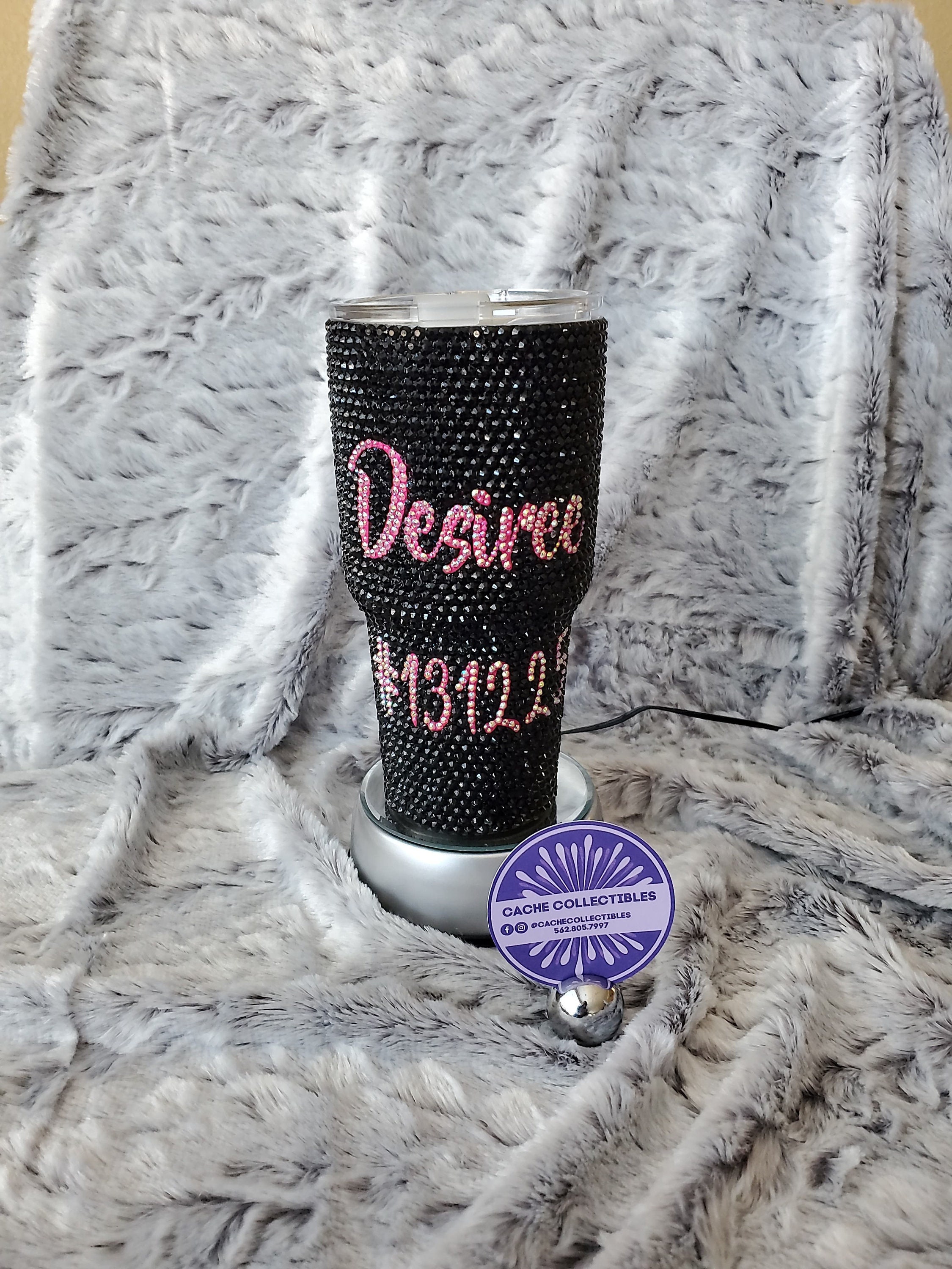 30 Oz Bling Tumbler/ 30 Oz Rhinestone Tumbler / 30oz Hot/cold Etsy