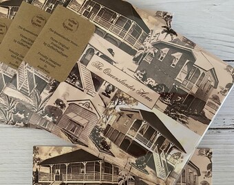 Queenslander Home Postcard Set: Vintage Australian Architecture (Pack of Three)