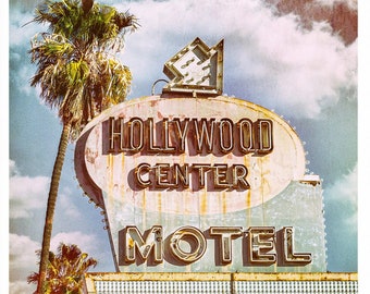 Hollywood Center Motel, Sunset Blvd, Hollywood, Motel Art, Walk of Shame, LA Confidential, Rock and Roll,