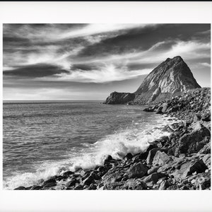 Point Mugu, Mugu Rock, Malibu Beach Decor, Ventura County Beach, Malibu Beach Wall Art, Seascape Ocean Fine Art Photography