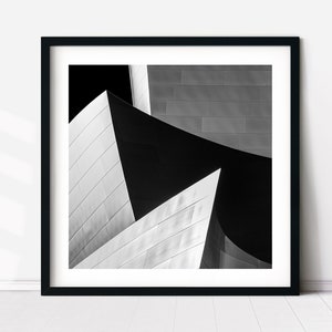Walt Disney Concert Hall, Abstract Modern Architecture, Iconic Los Angeles, Photography Wall Art, Frank Gehry, LA Philharmonic