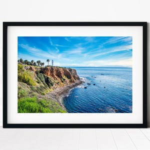 Point Vicente Lighthouse, Palos Verdes Peninsula, Palos Verdes, California, Point Vicente, Lighthouse, Ocean Print