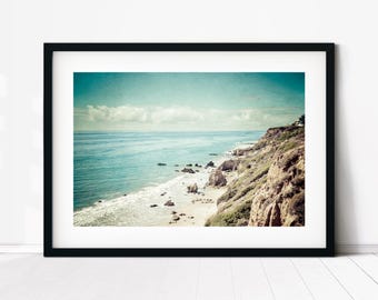 El Matador Malibu Beach Print, California Ocean Decor, Pacific Coast Photography, Sea stack Landscape Photo, Coastal Wall Art
