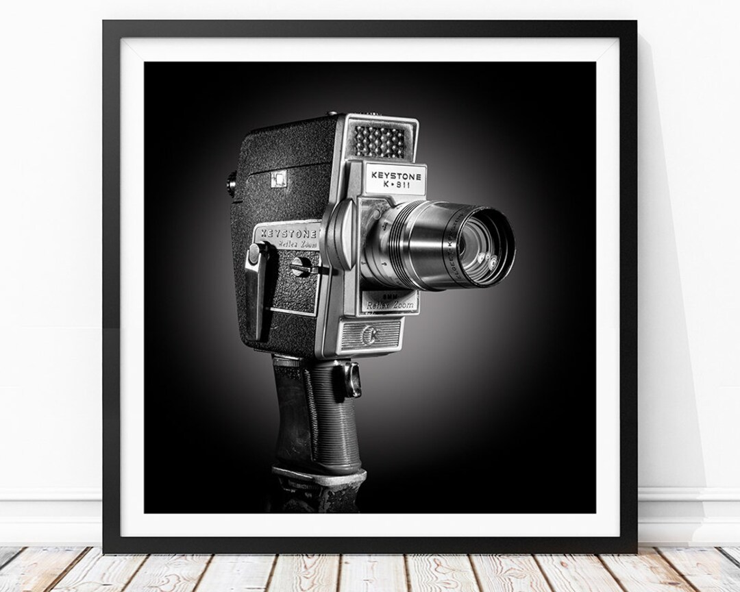 Vintage 8mm Film Movie Camera Print Keystone 8mm Print Retro Etsy