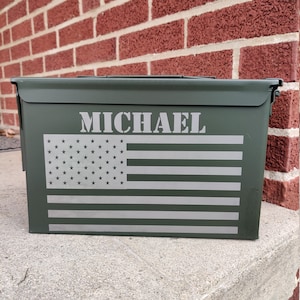 Personalized 50. Cal Ammo Can