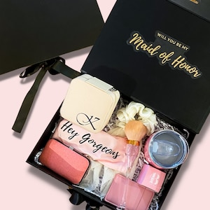 Bridesmaid Proposal Box | Will you Be My | Personalized Gift | Maid of Honor Proposal | Bridal Party Gifts and Favors | Bridal Shower | XL