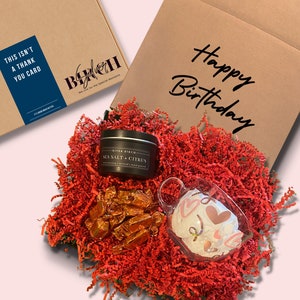 Hearts Round Glass Mug | Valentines | Kawaii socks | Candle | Mothers Day | Birthday Gift Box | Valentines