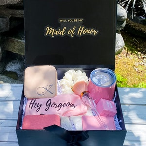 Bridesmaid Proposal Box | Will You Be My | Personalized Gift | Maid of Honor Proposal | Bridal Party Gifts and Favors | Bridal Shower | XL