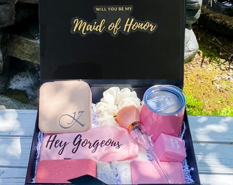 Bridesmaid Proposal Box | Will You Be My | Personalized Gift | Maid of Honor Proposal | Bridal Party Gifts and Favors | Bridal Shower | XL