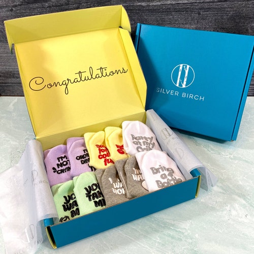 Baby Socks Funny Quotes Baby Shower Gifts Gifts for New Etsy