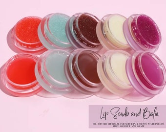 Lip Scrub and Balm | Bridal Shower | Personalized Gift | Maid of Honor Proposal | Bridal Party Gifts and Favors | Bridesmaid Gifts