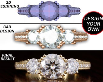 3d Cad Design Ring - Etsy