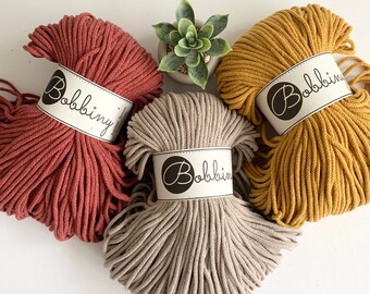 Bobbiny 'stoffgarn Rouge argile' Nouveau fasses du crochet tricot comme Hooked 790