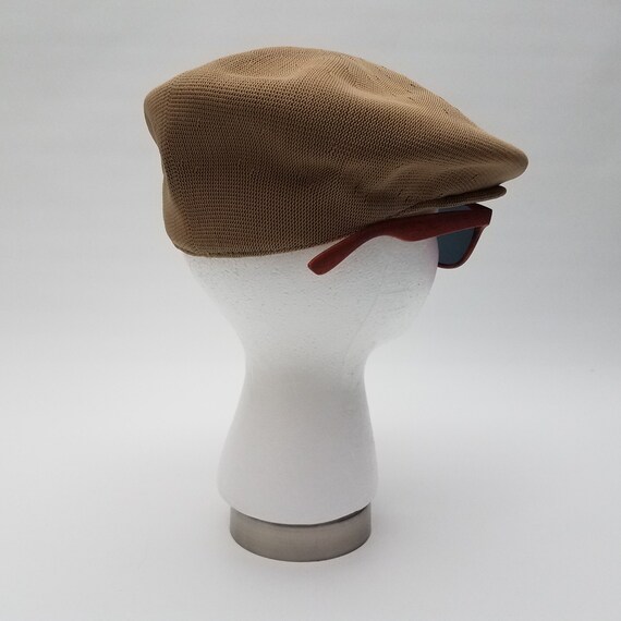 80's Vintage Kangol Tropic Cap in Beige with Shor… - image 5