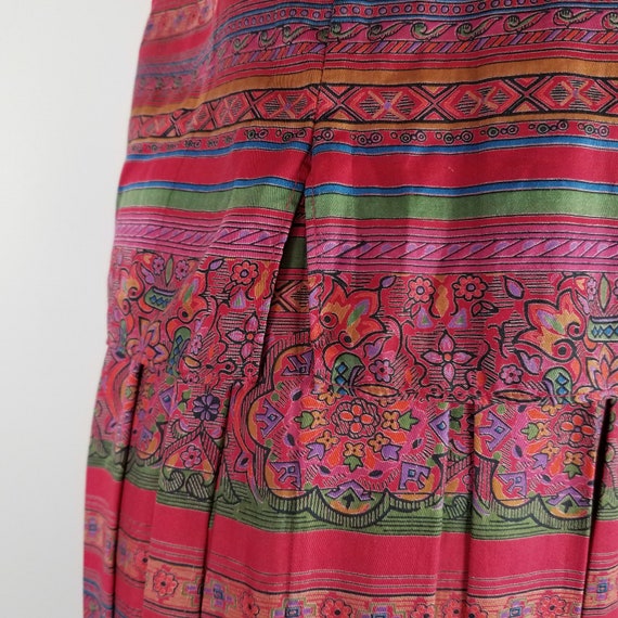 80's Vintage Structured Blouse and Pleated Skirt … - image 6