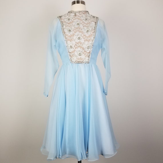 60's GLAM Vintage Powder Blue Fit & Flare Skater Dress by Jack Bryan Small Size 2 Size 4 Long Sleeve Dress With Beaded Lace Bodice - Etsy 60's GLAM Vintage Powder Blue Fit & Flare Skater Dress by Jack Bryan Small Size 2 Size 4 Long Sleeve Dress With Beaded Lace Bodice - Etsy