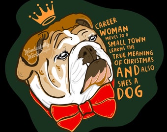 A Hallmark Holiday Christmas Jim Justice BabyDog Sticker for “Christmas at the Greenbrier”