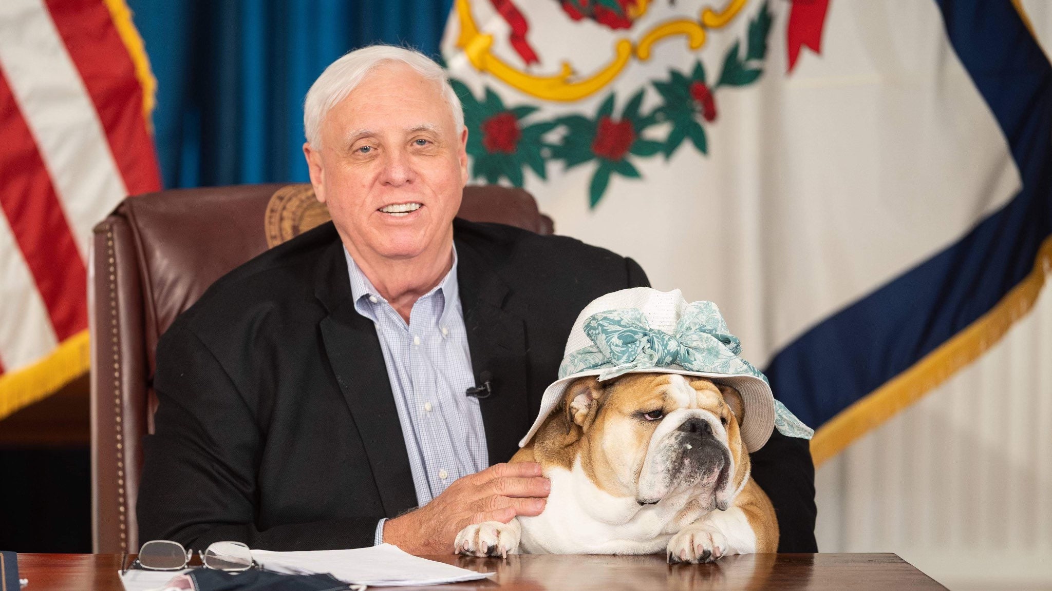 West Virginias First Lady Jim Justice Baby Dog Sticker Etsy UK