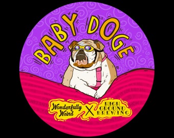 Baby Doge “Baby Dog” High Ground Brewing Collab Sticker