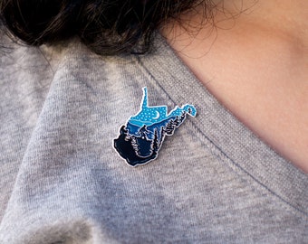 West Virginia “Creatures of the Gorge” Enamel Pin