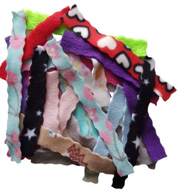 Forage Fleece Strips for Enrichment Bedding Fleece Strips Etsy