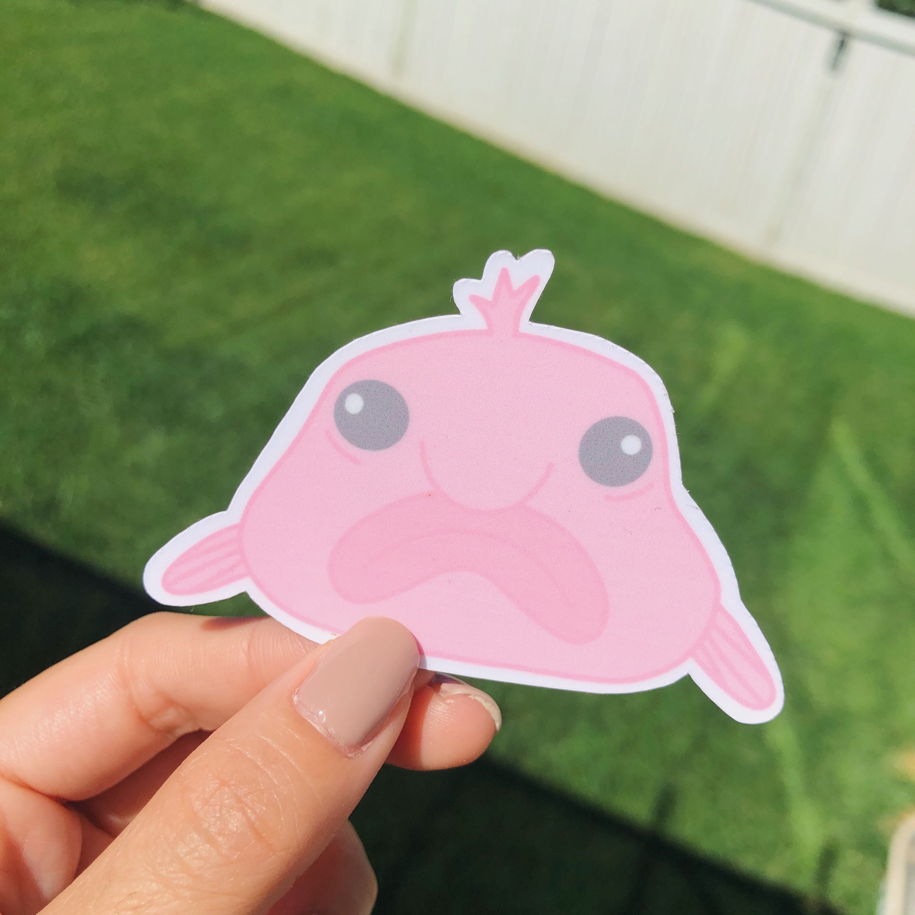 Blobfish Blob Face Sea Animal Pink Gift Idea - Blobfish - Magnet