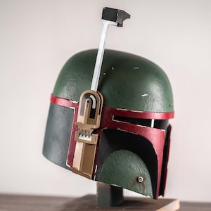 Casco de cosplay del mandaloriano re-armorado de Boba Fett