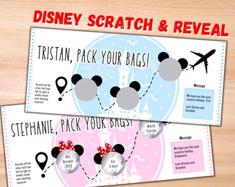 Disney Scratch Card Reveal Surprise | Disneyland | Gift Reveal | Disney World | Mickey Mouse | Minnie Mouse