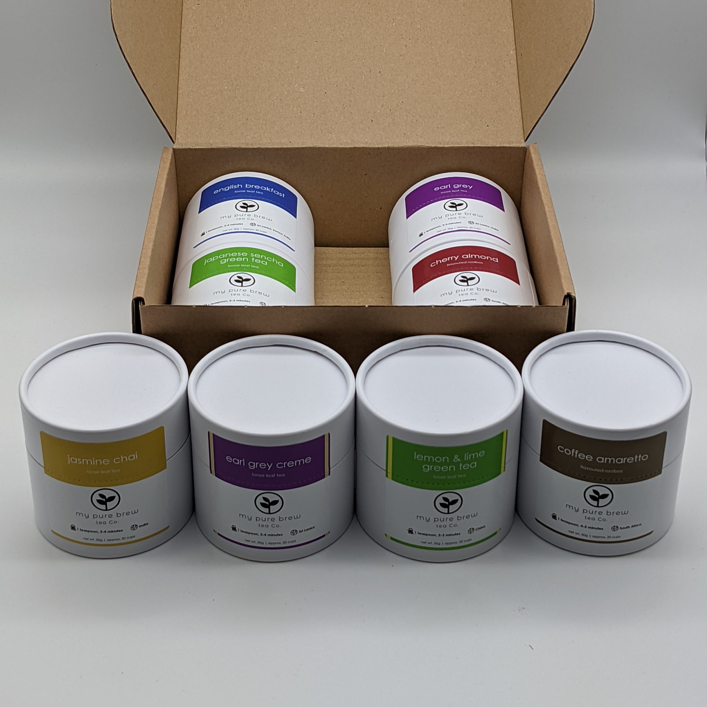 Work From Home Tea Selection Loose Tea Leaves Gift Set Etsy