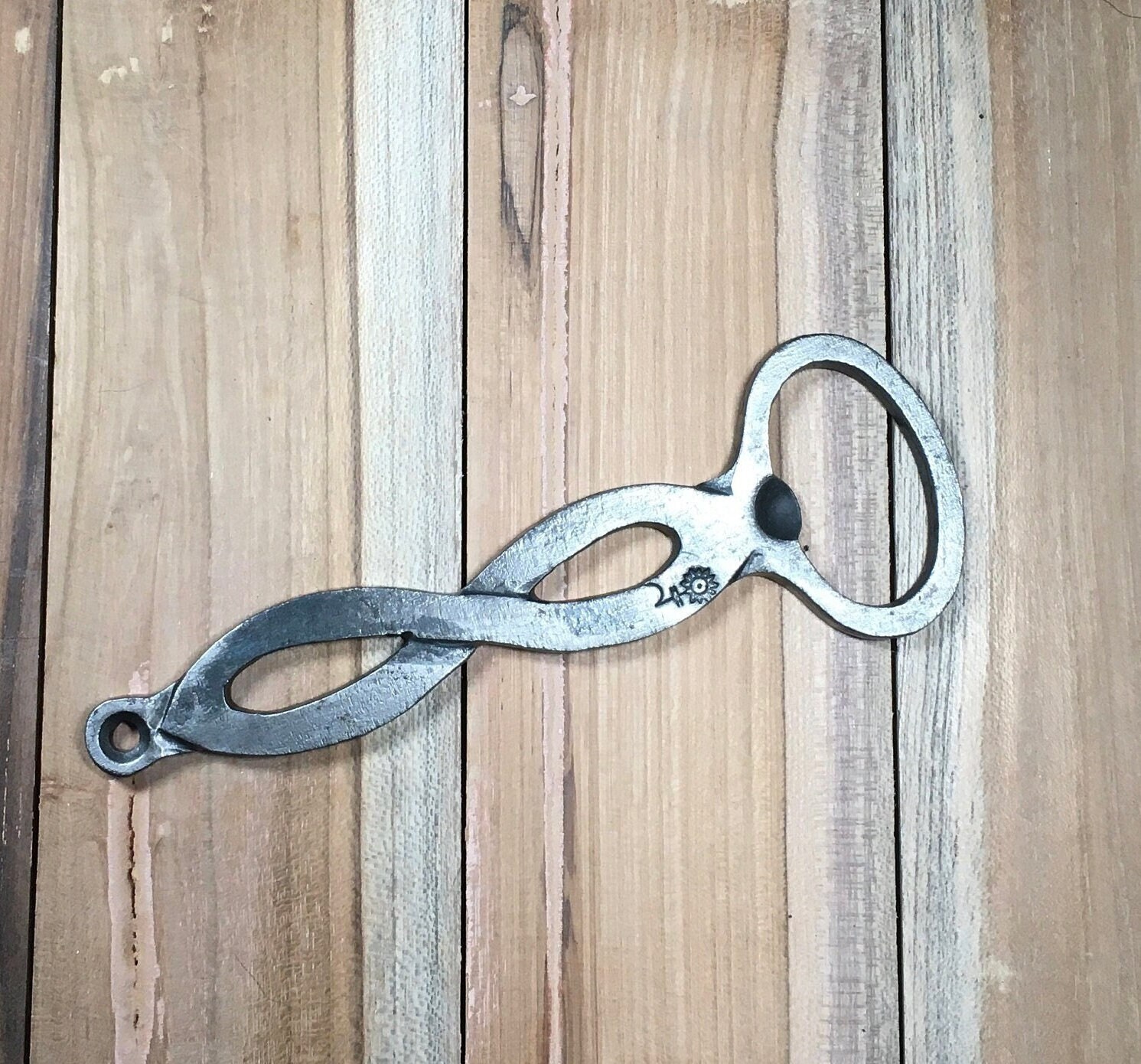Celtic Design Bottle Opener Hand Crafted by a Scottish  Blacksmith
