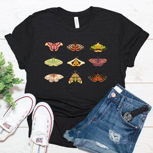 Cottagecore Moth Shirt, Forestcore Moth Shirt, Cottage Core Moth Shirt, Forest Core Shirt, Dark Academia Moth Shirt, Farmcore Moth Shirt