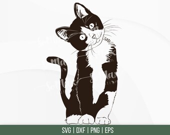 Download Cat Stencil Svg Etsy 3D SVG Files Ideas | SVG, Paper Crafts, SVG File