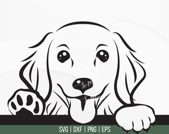 Golden Retriever Svg Etsy