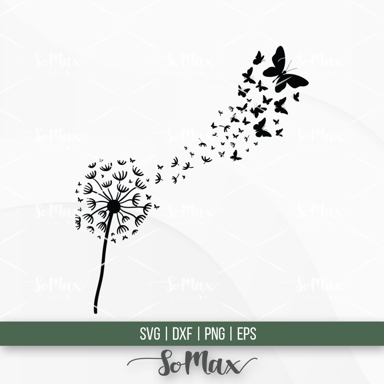 Free Free 215 Butterfly Dandelion Svg SVG PNG EPS DXF File