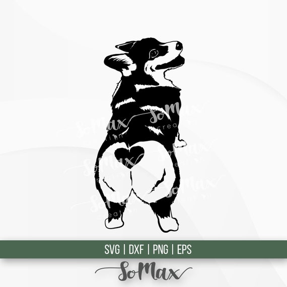 Download Corgi Butt Svg Welsh Corgi Butt Cutting File Corgi Dog Svg Etsy PSD Mockup Templates