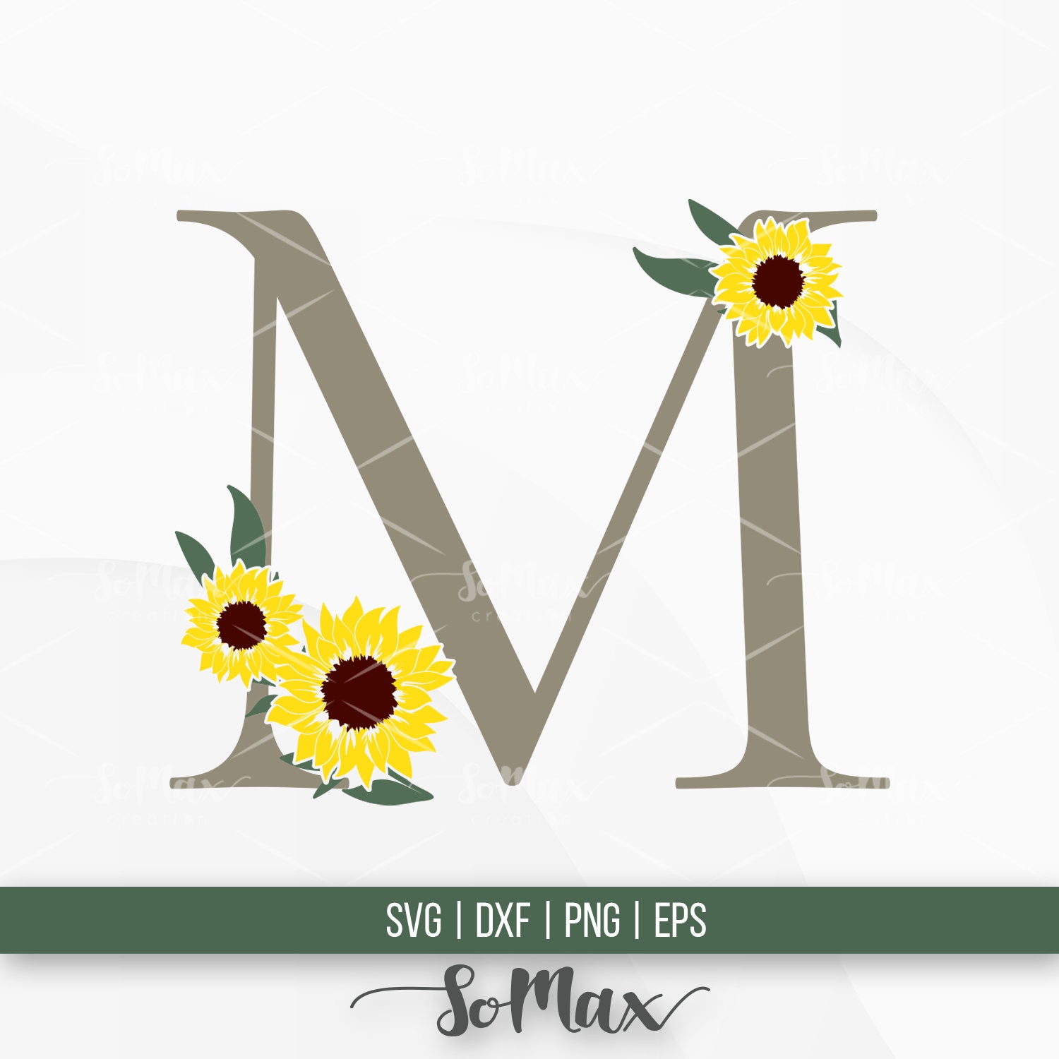 Free Free 246 Floral Letter M Svg SVG PNG EPS DXF File