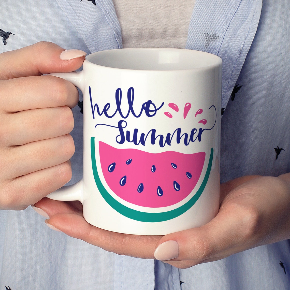 Download Hello Summer svg Watermelon svg Summer Sign svg | Etsy
