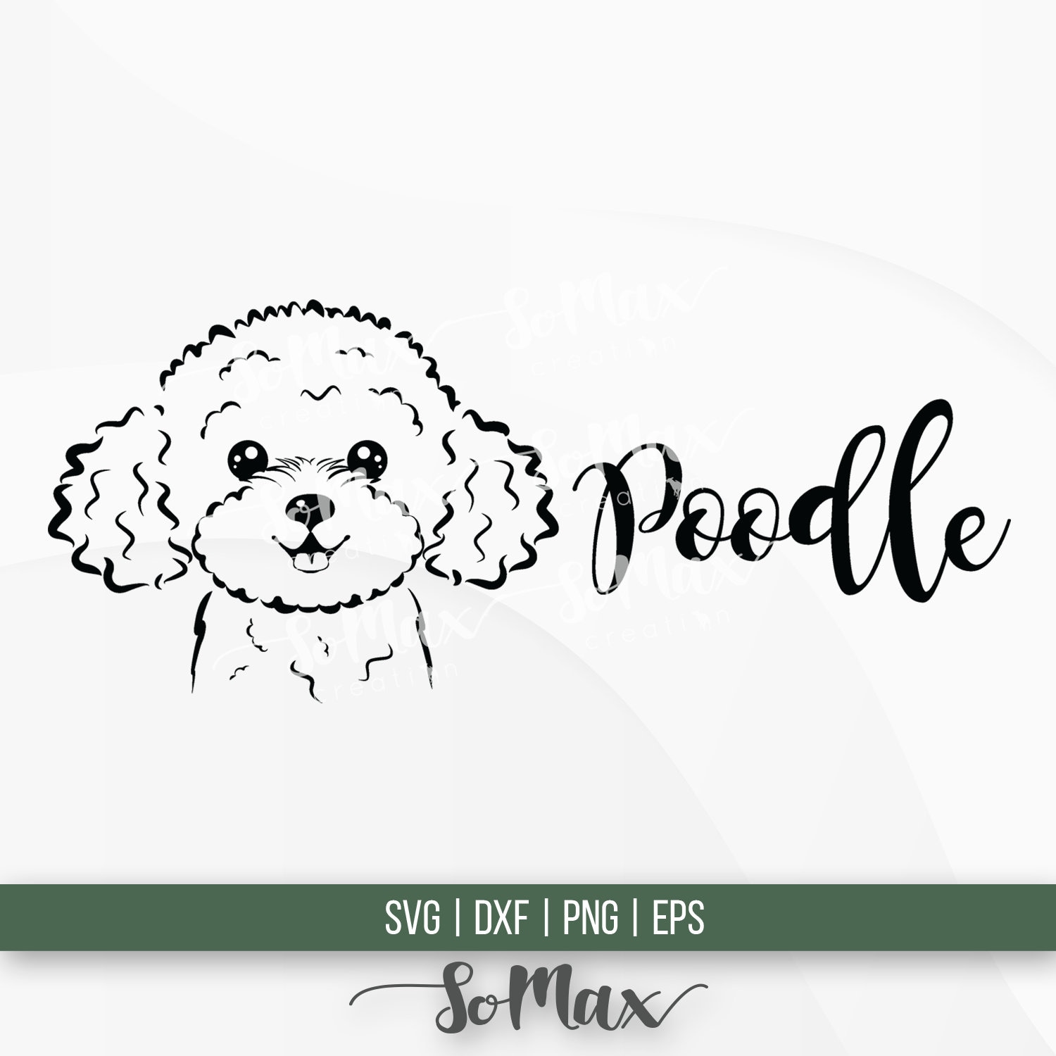 Poodle Svg Poodler Puppy Svg Dog Svg Poodle Silhouette Cut | Etsy