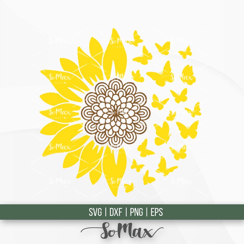 Free Free Sunflower Butterfly Svg 885 SVG PNG EPS DXF File