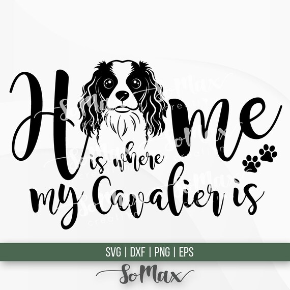 Download Cavalier King Charles Spaniel Svg Spaniel Dxf Spaniel Etsy