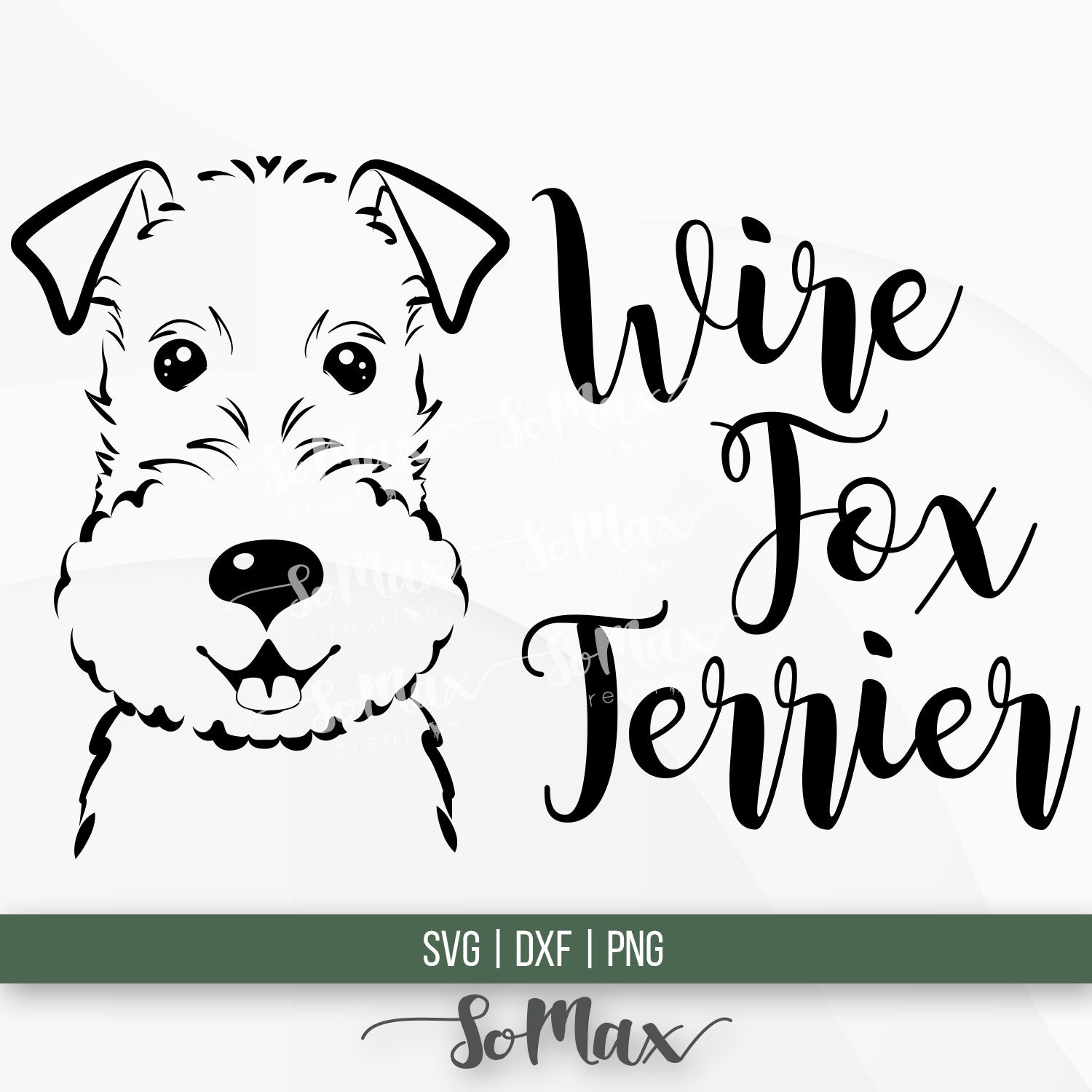 Wire Fox Terrier Svg Wire Fox Terrier DXF Wire Fox Terrier | Etsy