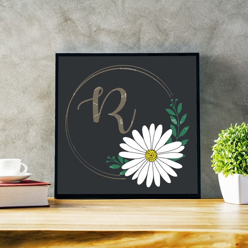 Download Daisy Wreath Svg Floral Wreath Svg Daisy Wedding Frame Svg ...
