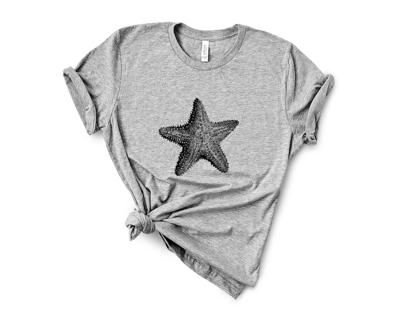 Cute Tee design Animal Lover Tee Starfish gift Ocean Lover T Shirt Gift For Girlfriend Unisex starfish Shirt Cute Starfish T shirt