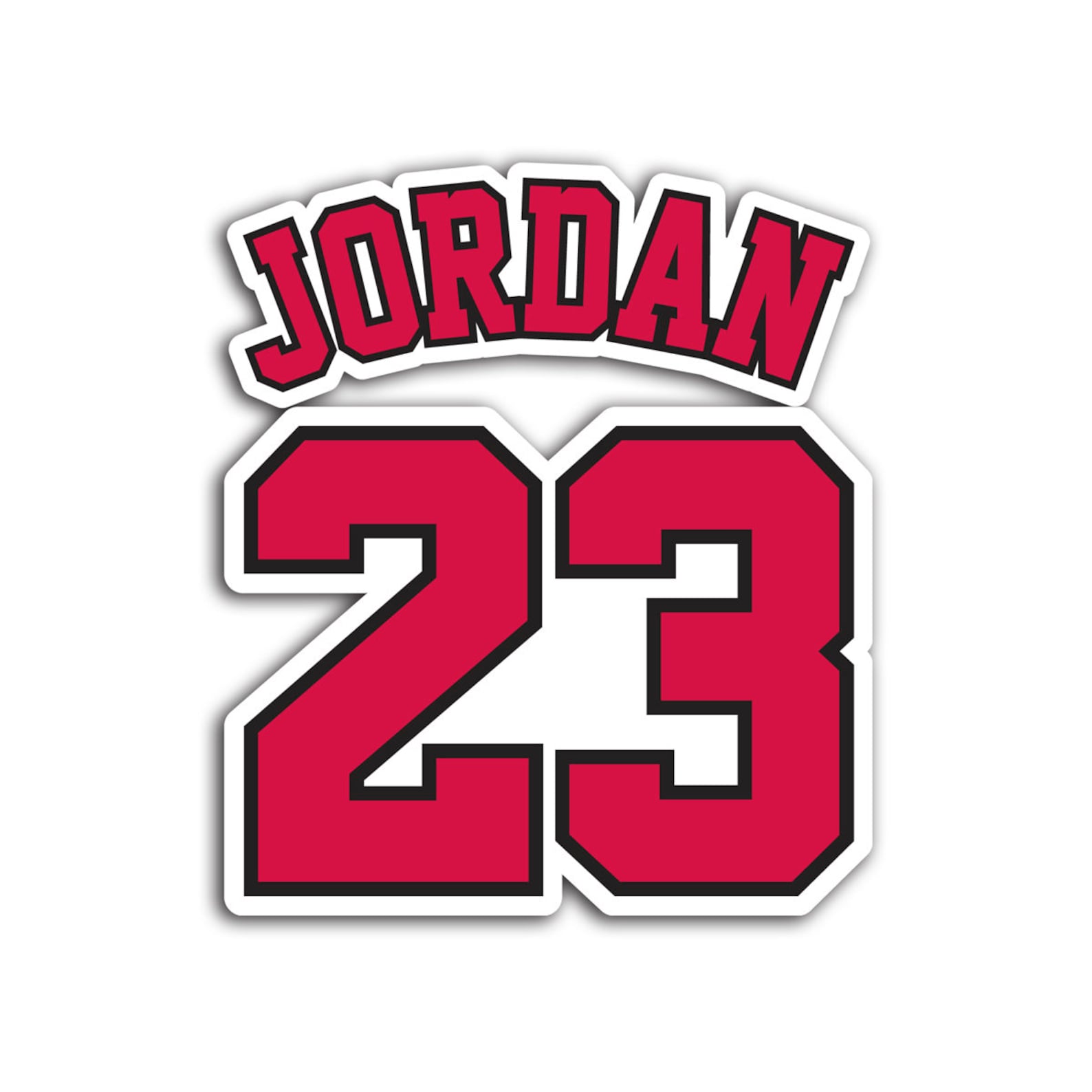Chicago Bulls Michael Jordan 23 Sticker Decal Basketball Etsy