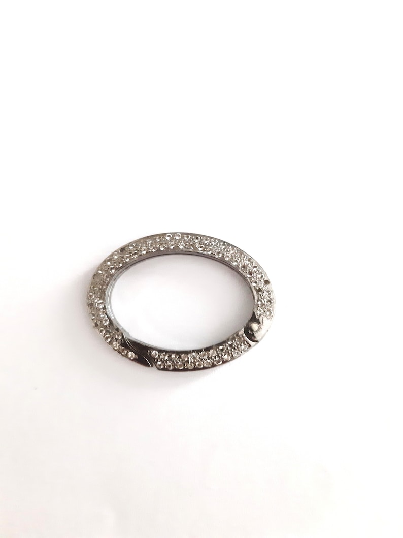 White Topaz,Victorian Lock Finding Jewelry,Finding Lock,Finding Silver Lock,Finding Silver Finding Clasps Two Side Carabiner Lock Clasps