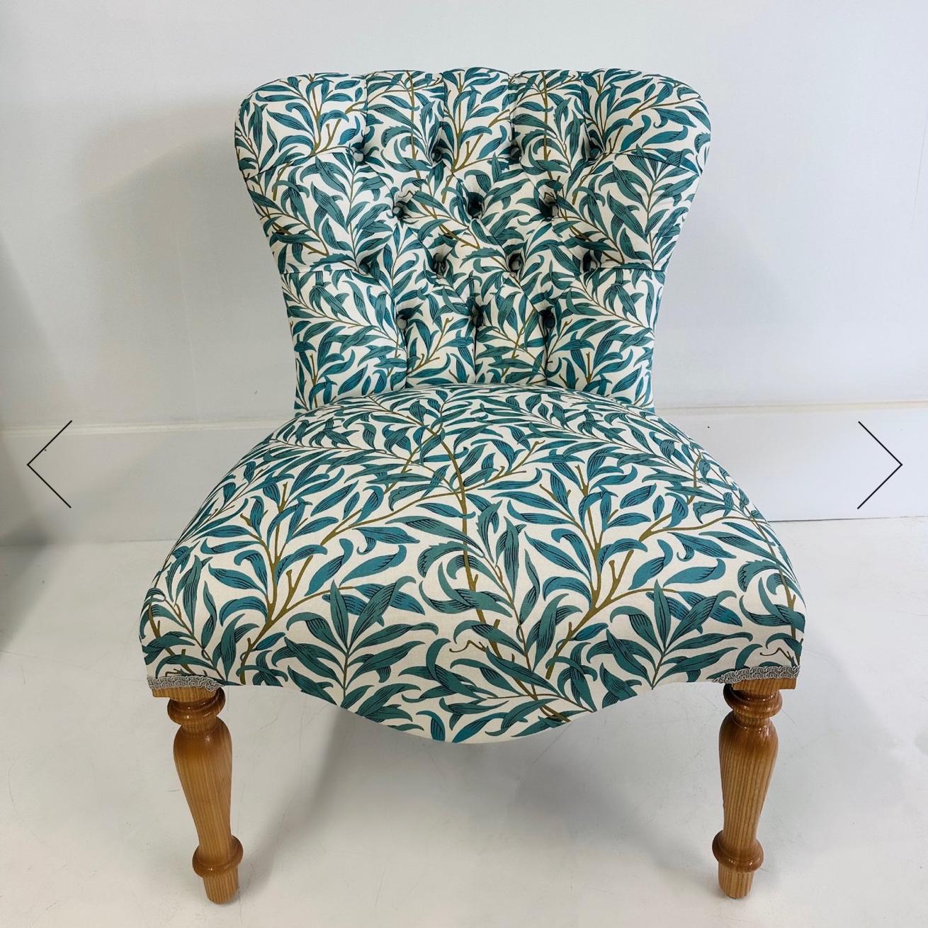 Small Statement Chair in William Morris Willow Boughs - Etsy, image size:1310x1310