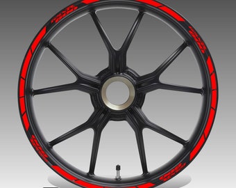 2 Tons Am/éthyste Autocollant de Jante de Moto Inner Rim Tape pour Suzuki GSXS